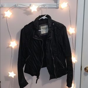 FAUX LEATHER JACKET